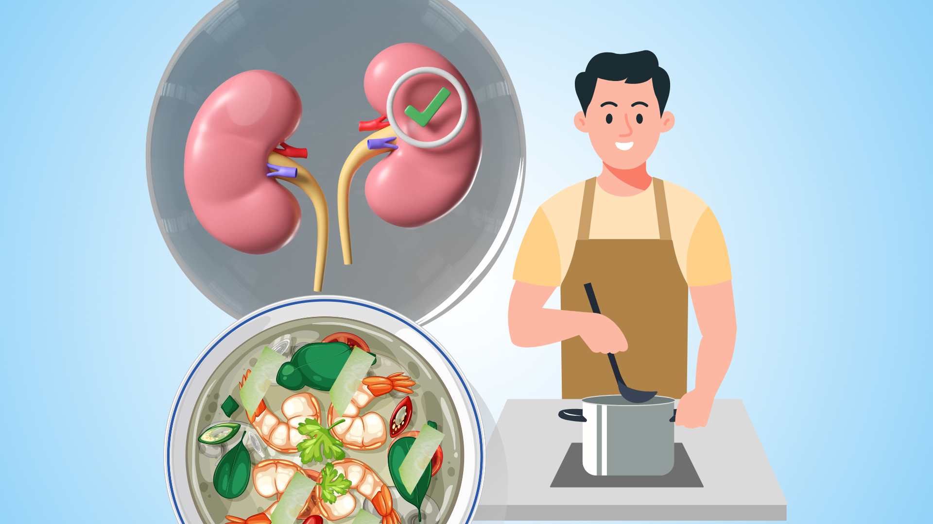 This easy-to-make soup is a powerful detox drug. Graphic photo: Hoang Loc