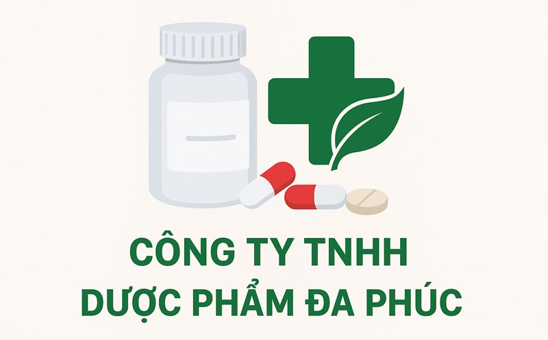 Da Phuc Pharmaceutical Company Limited was fined 30 million VND by Lao Cai provincial authorities for misappropriating drugs. Graphic photo: Dinh Dai