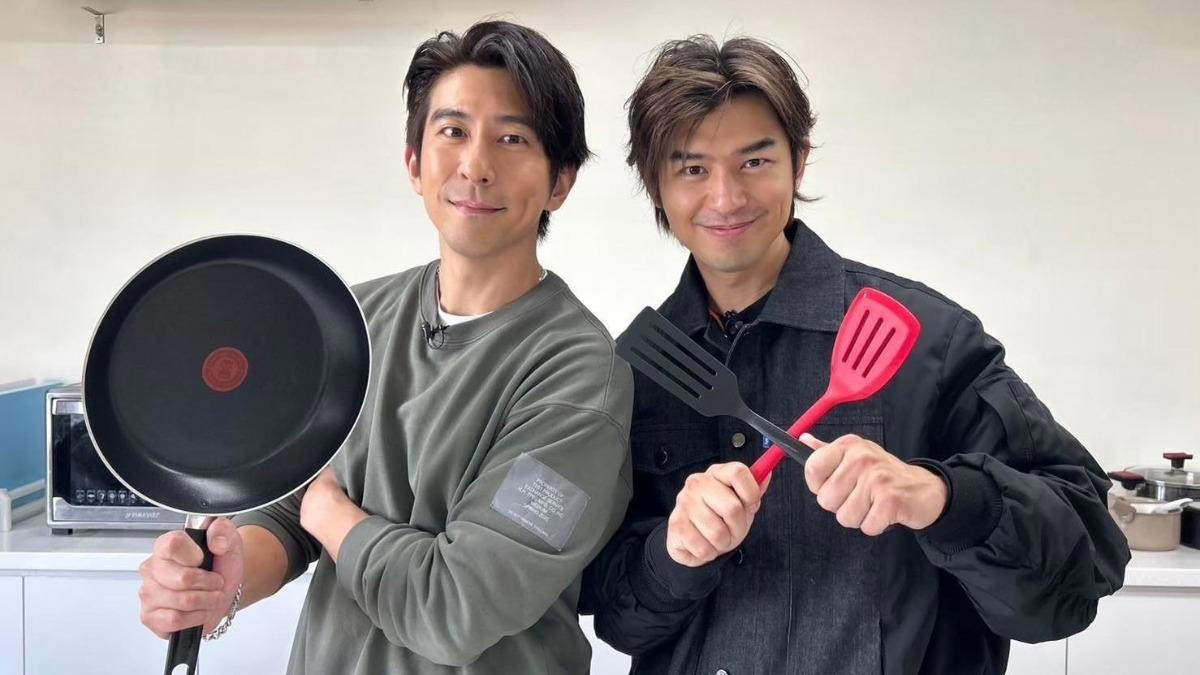 Actress Tu Kiet Khai - husband of Jia Jing Van (left) and Tran Bach Lam was arrested. Photo: Cut from the TV show