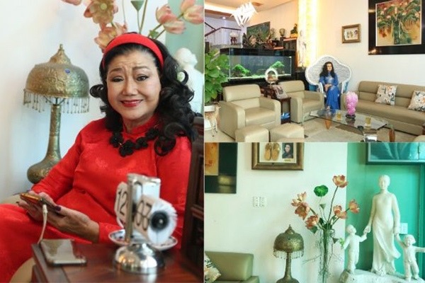 NSND Kim Cuong posee una villa en el centro de Ciudad Ho Chi Minh. Foto: Hoang Long.