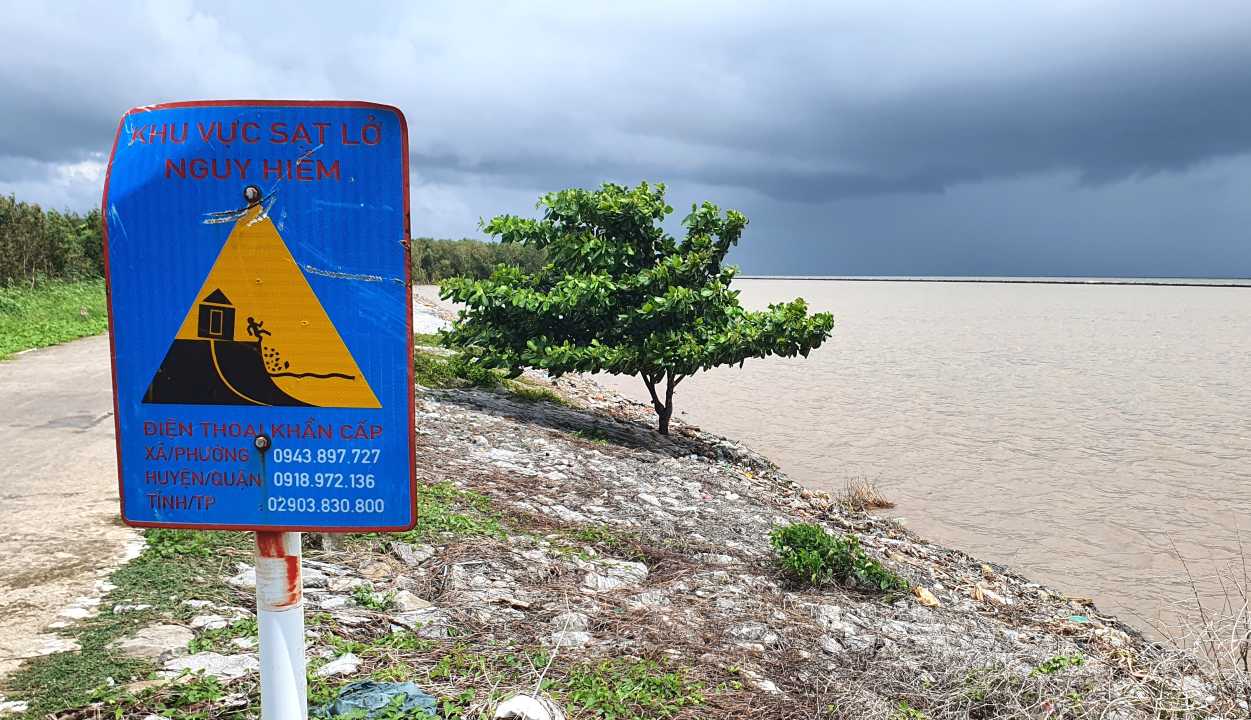 Ca Mau exige a las unidades que esten listas para responder a la tormenta numero 12. Foto: Nhat Ho