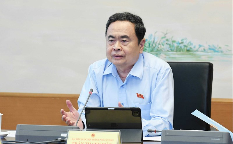 Politburo member and National Assembly Chairman Tran Thanh Man. Photo: Lam Hien
