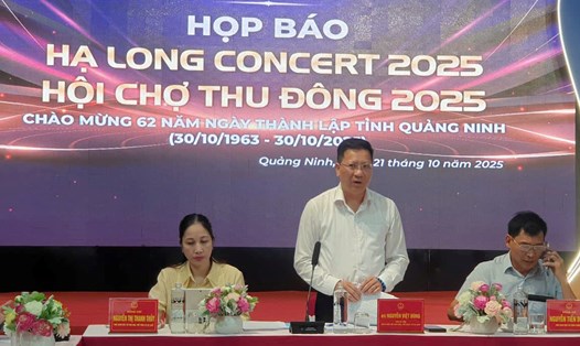 Họp báo thông tin về Hạ Long Concert Hạ Long 2025. Ảnh: Nguyễn Hùng
