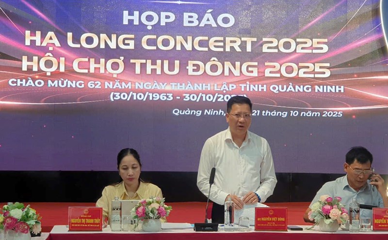 Press conference to inform about Ha Long Concert Ha Long 2025. Photo: Nguyen Hung