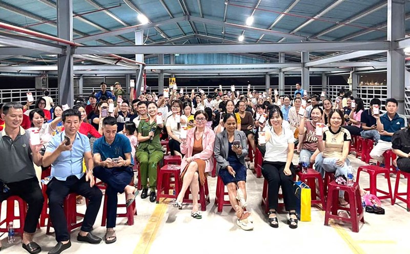 The 31st "Self-managed workers' group of boarding houses" has just been established in Lien Chieu ward, Da Nang. Photo: Lien Chieu Trade Union