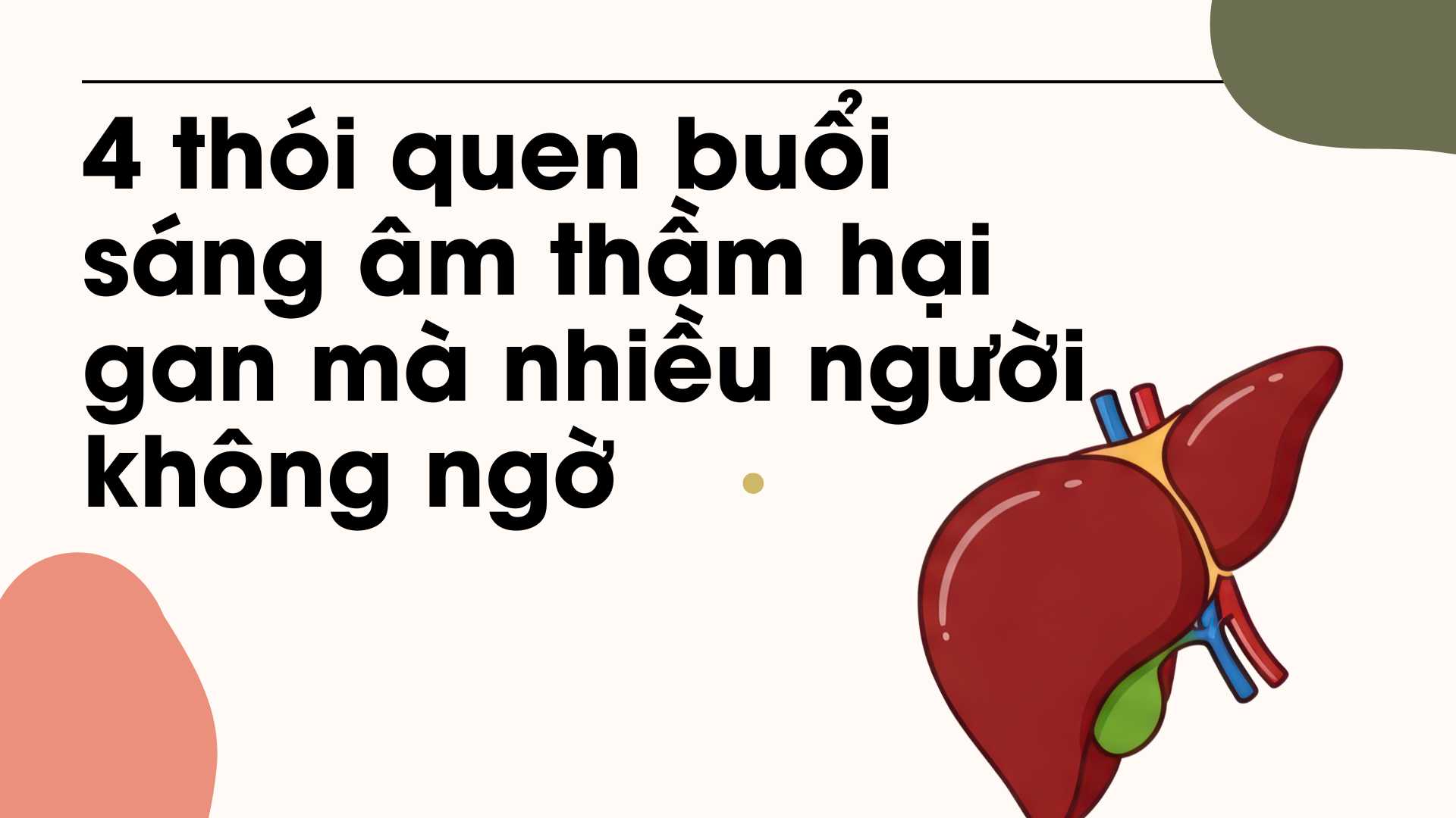 Skipping breakfast is a mistake, causing the liver to overload. Graphic photo: Huong Son