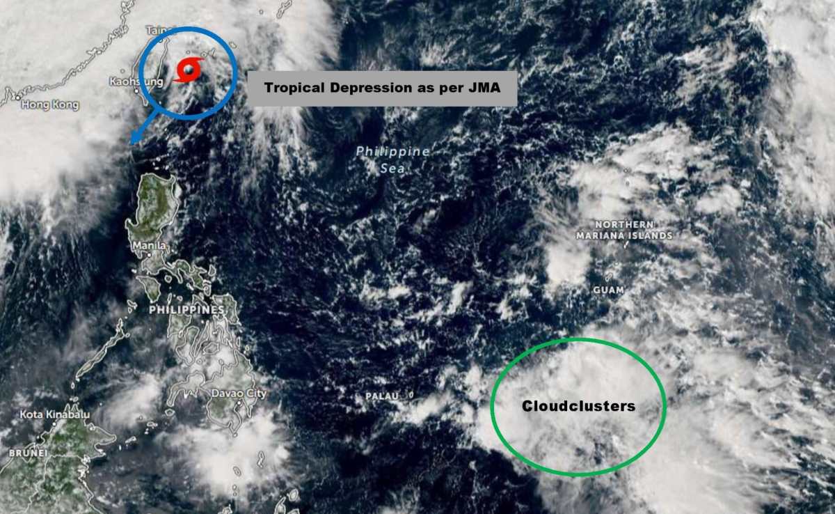 Ap thap moi va cum may dong. Anh: Weather News 24/7