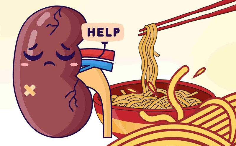 The habits of eating instant noodles silently erode kidney health