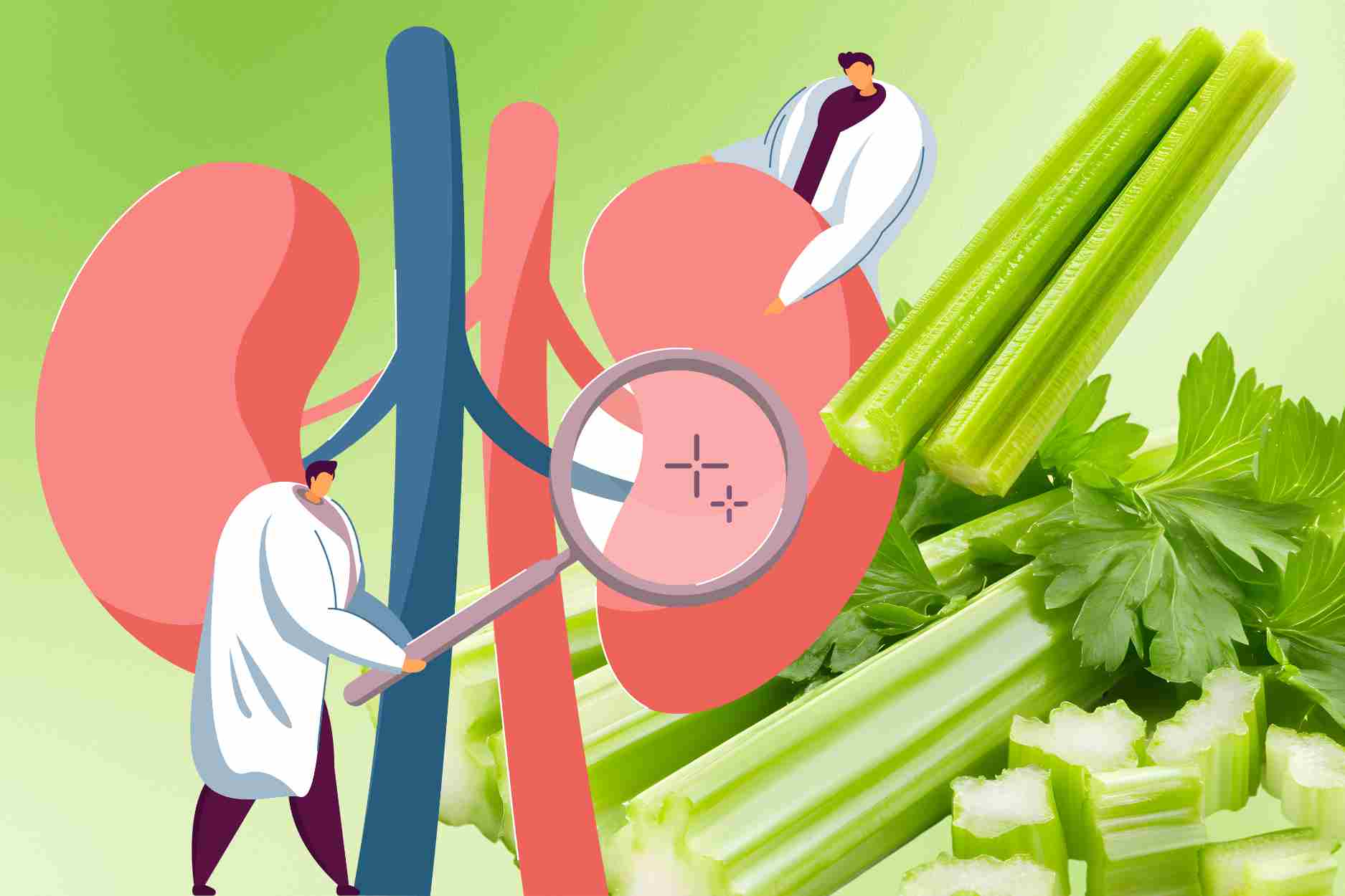 Appropriate celery intake helps kidney patients maintain stable health