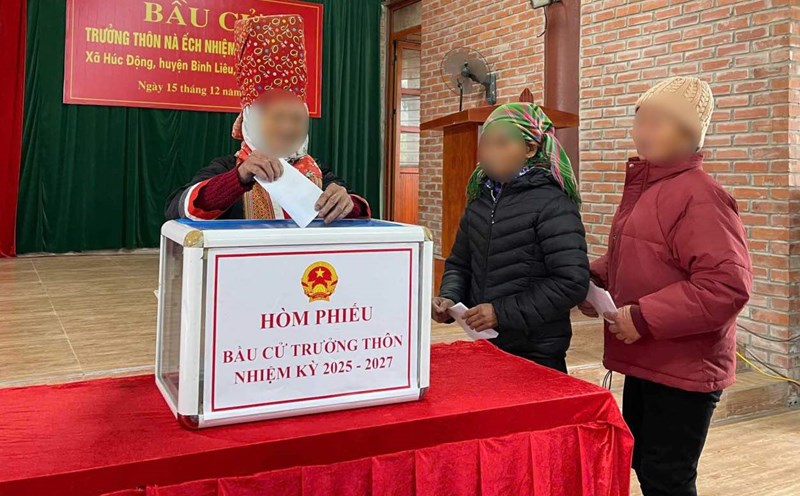 Information about the election of village, hamlet and neighborhood heads has received much attention from readers. Photo: Quangninh.gov.vn