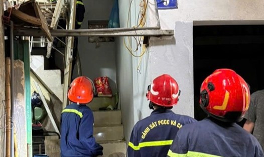 Hiện trường vụ cháy. Ảnh: Công an TP Hải Phòng