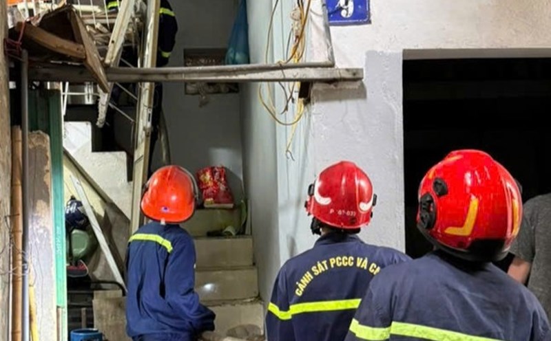 Fire scene. Photo: Hai Phong City Police