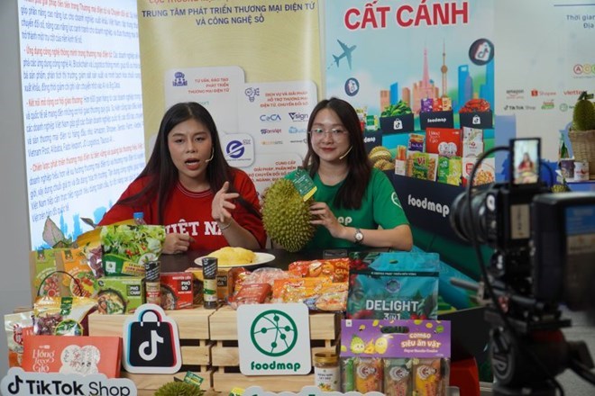TikTok Shop vuon len nhanh chong, chiem linh them thi phan thuong mai dien tu. Anh: Hai Nguyen