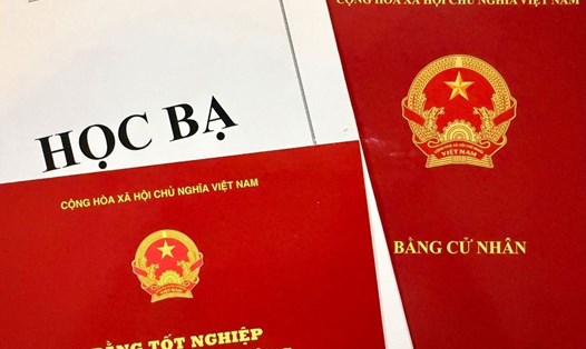 Dự thảo Thông tư Ban hành Quy chế văn bằng, chứng chỉ của hệ thống giáo dục quốc dân quy định trình tự chỉnh sửa nội dung bằng tốt nghiệp THPT. Ảnh: Phương Anh