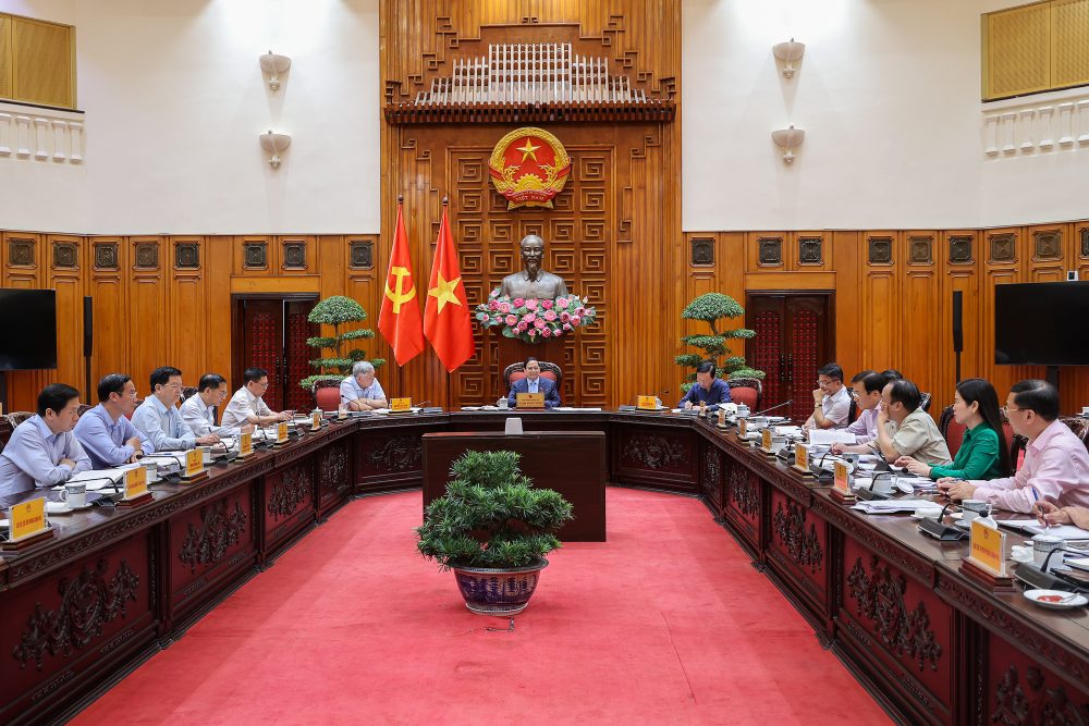 Cuoc hop cua Thuong truc Chinh phu. Anh: VGP