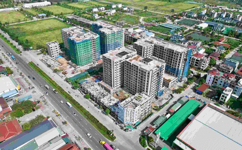 Tung Bach social housing project (Phuong Lieu ward, Bac Ninh province). Photo: Bac Ninh Department of Construction