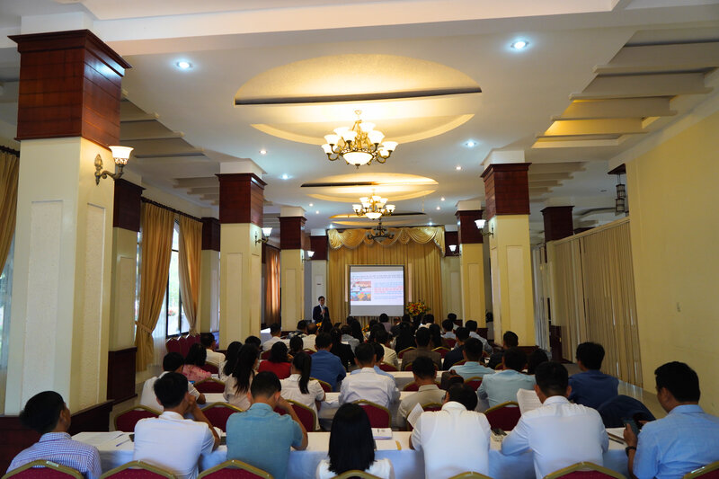 The Vietnam Forestry Corporation Trade Union organized training for more than 60 grassroots union officials. Photo: Duc Lam