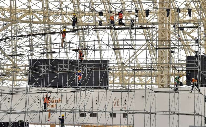 The 2025 Autumn Fair is rushing to complete the final stages. Photo: BCT