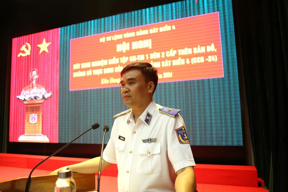 Major General Tran Van Luong was appointed to the position of Chief of the Staff of the Vietnam Coast Guard. Photo: Ngoc Chau