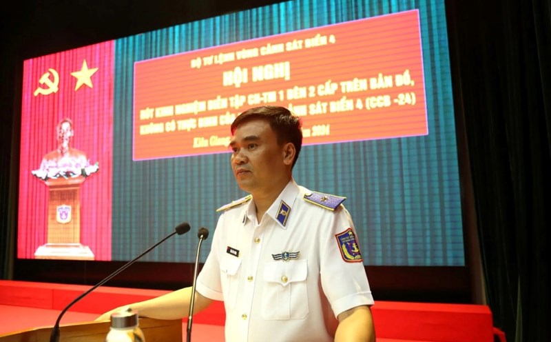 Major General Tran Van Luong was appointed to the position of Chief of the Staff of the Vietnam Coast Guard. Photo: Ngoc Chau