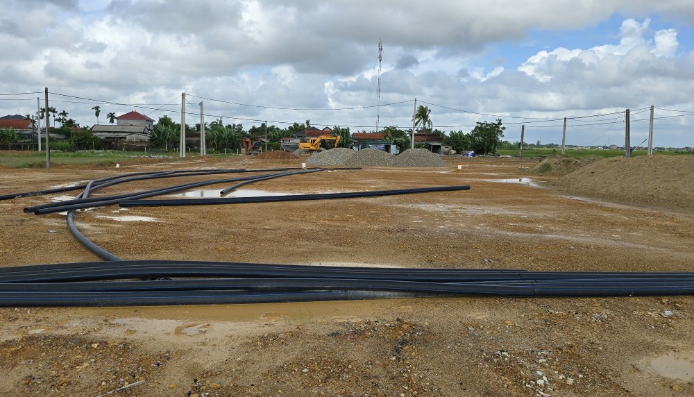 The province issued a deadline, the resettlement area is behind schedule in Quang Tri but is still behind schedule. Photo: Hung Tho