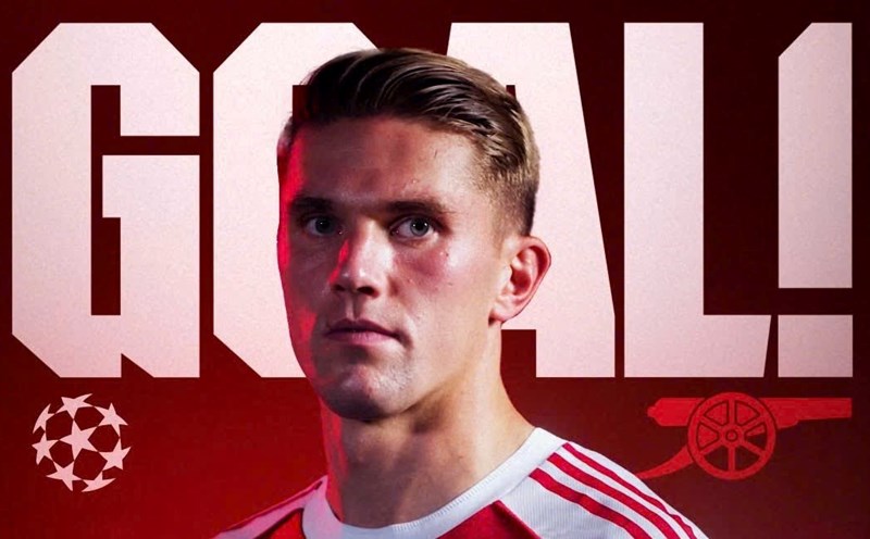 Viktor Gyokeres helped Arsenal beat Atletico Madrid. Photo: ARS