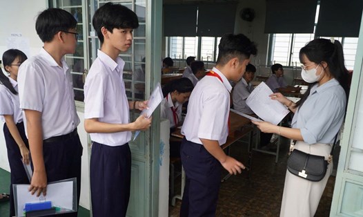 Thí sinh dự thi vào lớp 10 tại TPHCM năm 2025. Ảnh: Chân Phúc