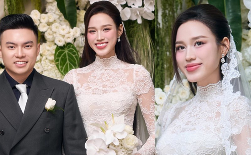 Do Thi Ha and the groom Viet Vuong.