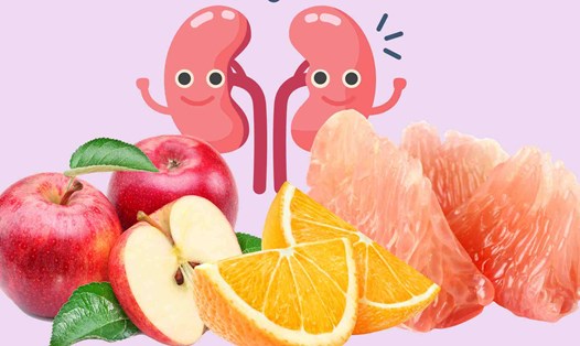 Người thường xuyên thức khuya nên ăn một số loại trái cây tốt cho gan thận. Đồ họa: Hạ Mây