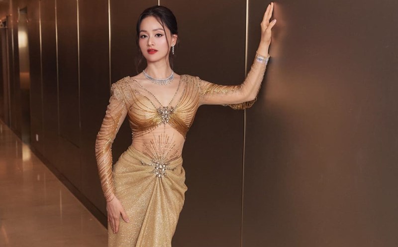 Actress Lan Phuong is brilliantly returning to work after her divorce. Photo: Character provided