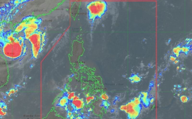 The low pressure near the East Sea is likely to strengthen into a tropical depression in the next 24 hours, then continue to develop into storm Salome right after storm No. 12 Fengshen. Photo: PAGASA