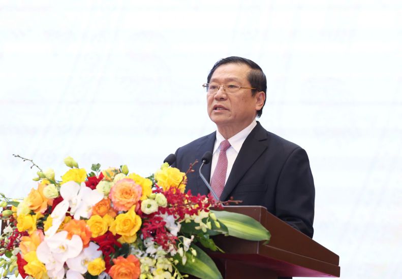 Ong Lai Xuan Mon - Uy vien Trung uong Dang, Pho Truong ban Thuong truc Ban Tuyen giao va Dan van Trung uong. Anh: Tran Vuong