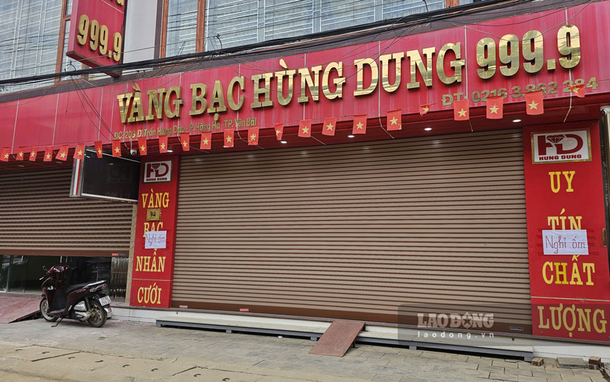Tiem vang Hung Dung dong cua sau phan anh cua Bao Lao Dong