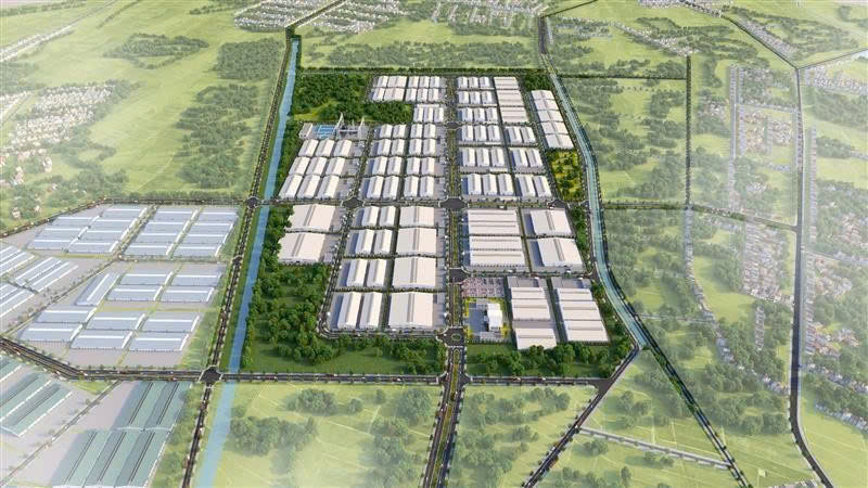 An Phat 5 Industrial Park is developed by the investor to strictly follow ESG standards, from construction density to green area. Photo: An Phat