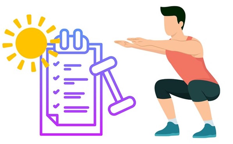 Incorporating exercise into your morning routine can positively impact weight loss. Graphics: Thanh Thanh