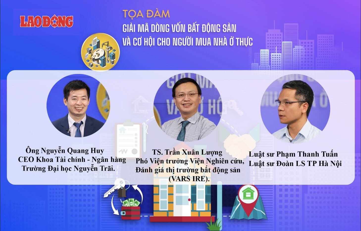 The seminar " decoding real estate capital flows and opportunities for real home buyers" will take place this afternoon, October 22. Photo: Phan Anh