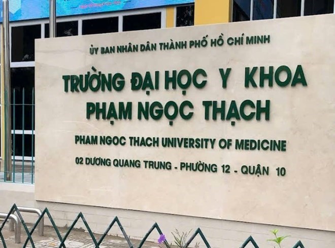 Pham Ngoc Thach University of Medicine. Photo: Hung Tran