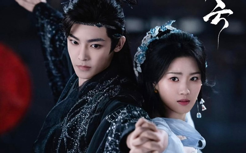 Lu Yuxiao and Hau Minghao in the movie "Nhap Trang Van". Photo: VieON.