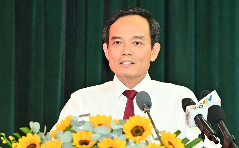 Ho Chi Minh City Party Secretary Tran Luu Quang spoke at the conference. Photo: Viet Dung