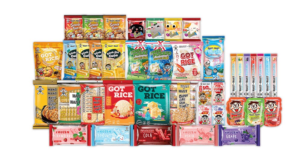 DKSH will distribute Want Want products, including Senbei rice cakes, QQ flexible candy and OPAO milk, on a modern distribution channel in the Vietnamese market. Photo: Provided by the enterprise