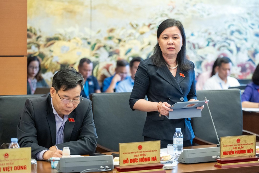 Dai bieu Quoc hoi Nguyen Phuong Thuy. Anh: Pham Thang