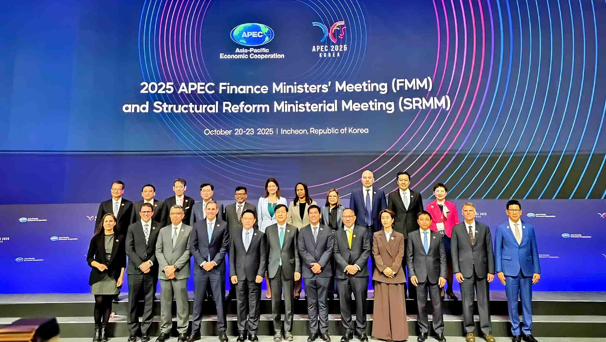 Cac dai bieu tham du Hoi nghi Bo truong Tai chinh APEC lan thu 32 (FMM 2025). Anh: MOF