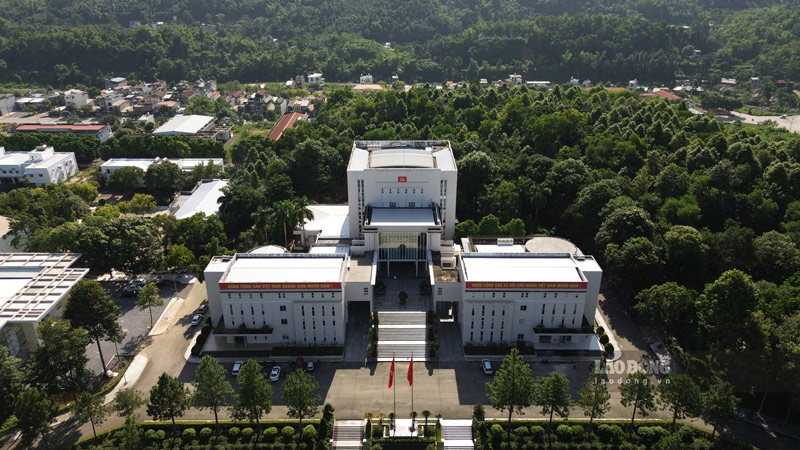 Trước tháng 7.2025, khu vực này là trung tâm đầu não của Tỉnh ủy Lào Cai cũ. Ảnh: Đinh Đại