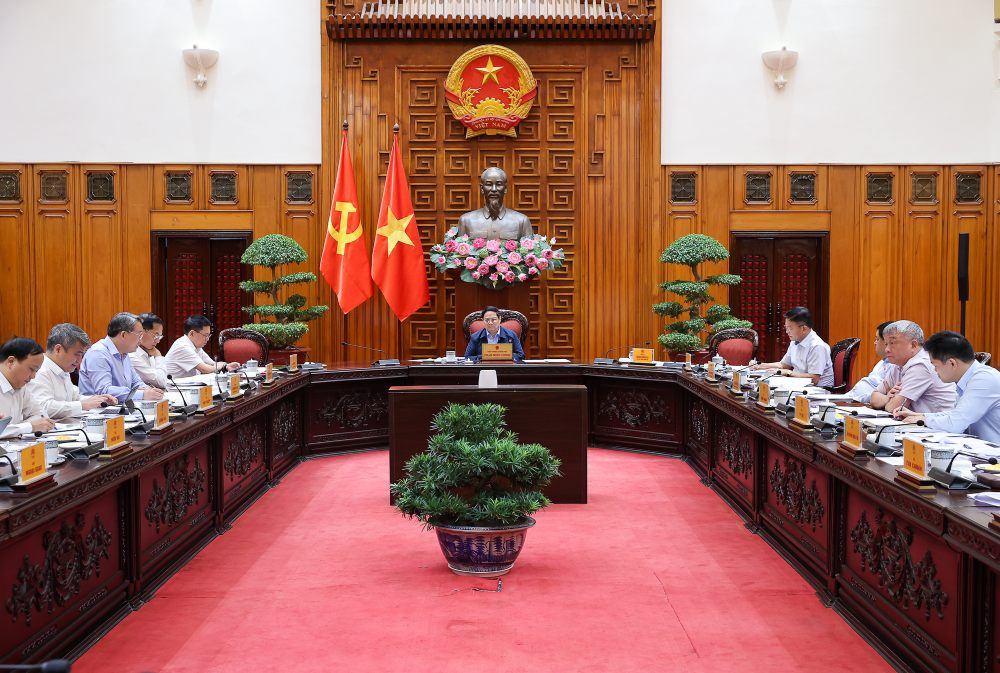 Thuong truc Chinh phu cho y kien vao mot so du thao nghi dinh cua Chinh phu. Anh: VGP/Nhat Bac