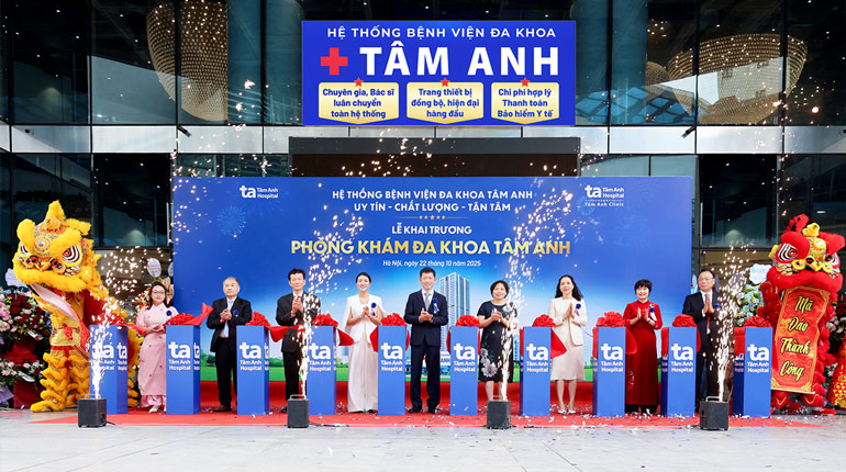 Phong kham Da khoa Tam Anh Cau Giay chinh thuc di vao hoat dong tu ngay 22.10, tro thanh co so thu 5 trong He thong Benh vien Da khoa Tam Anh tren toan quoc Anh: BVDK Tam Anh