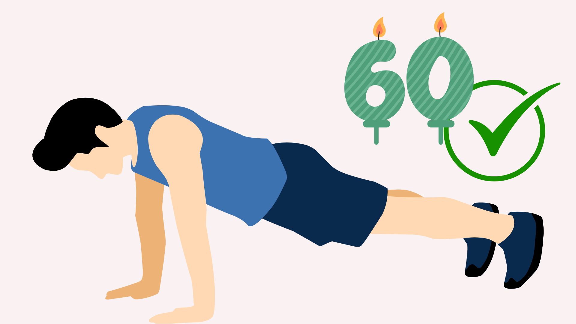Push-ups are a weightless exercise that shows strength after 60. Graphics: Thanh Thanh