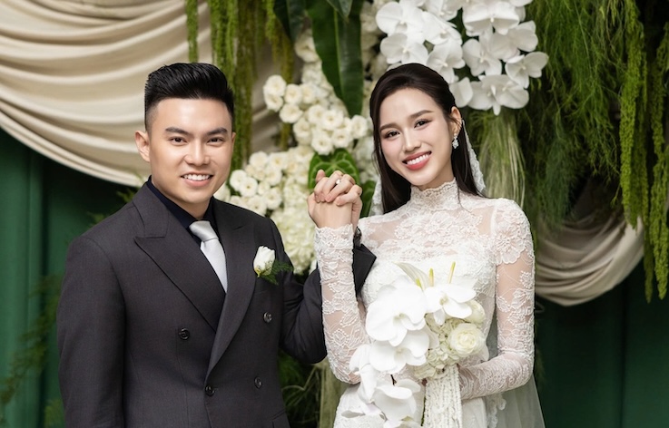 Miss Do Thi Ha on the wedding day. Photo: Character provided