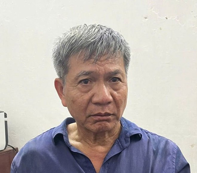 Đối tượng Bùi Mạnh Hải bị Cơ quan Cảnh sát điều tra Công an tỉnh Ninh Bình bắt giữ vào cuối tháng 8.2025. Ảnh: Bình Nguyễn