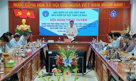 BHXH Cà Mau ra quân tuyên truyền BHXH các loại. Ảnh: BHXH Cà Mau