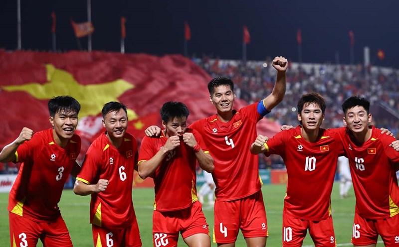 U22 Vietnam participates in the CFA Team China Panda Cup 2025 before the 33rd SEA Games. Photo: VFF